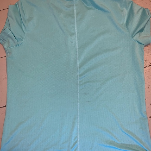 Under Armour XL HEAT-GEAR - fitted active shirt - TEAL - Picture 3 of 3